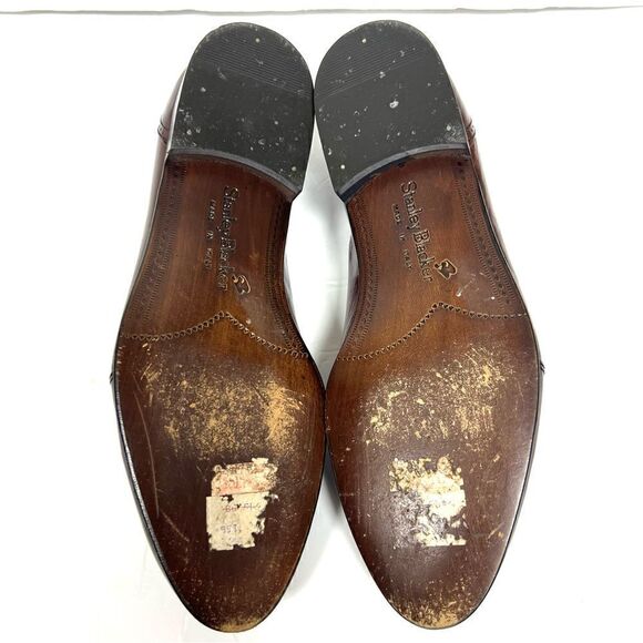Stanley Blacker loafers with tassels genuine leather 7.5 main image 5